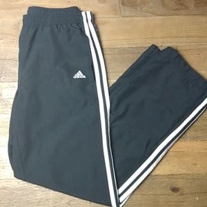 Adidas straight leg track pants sz s